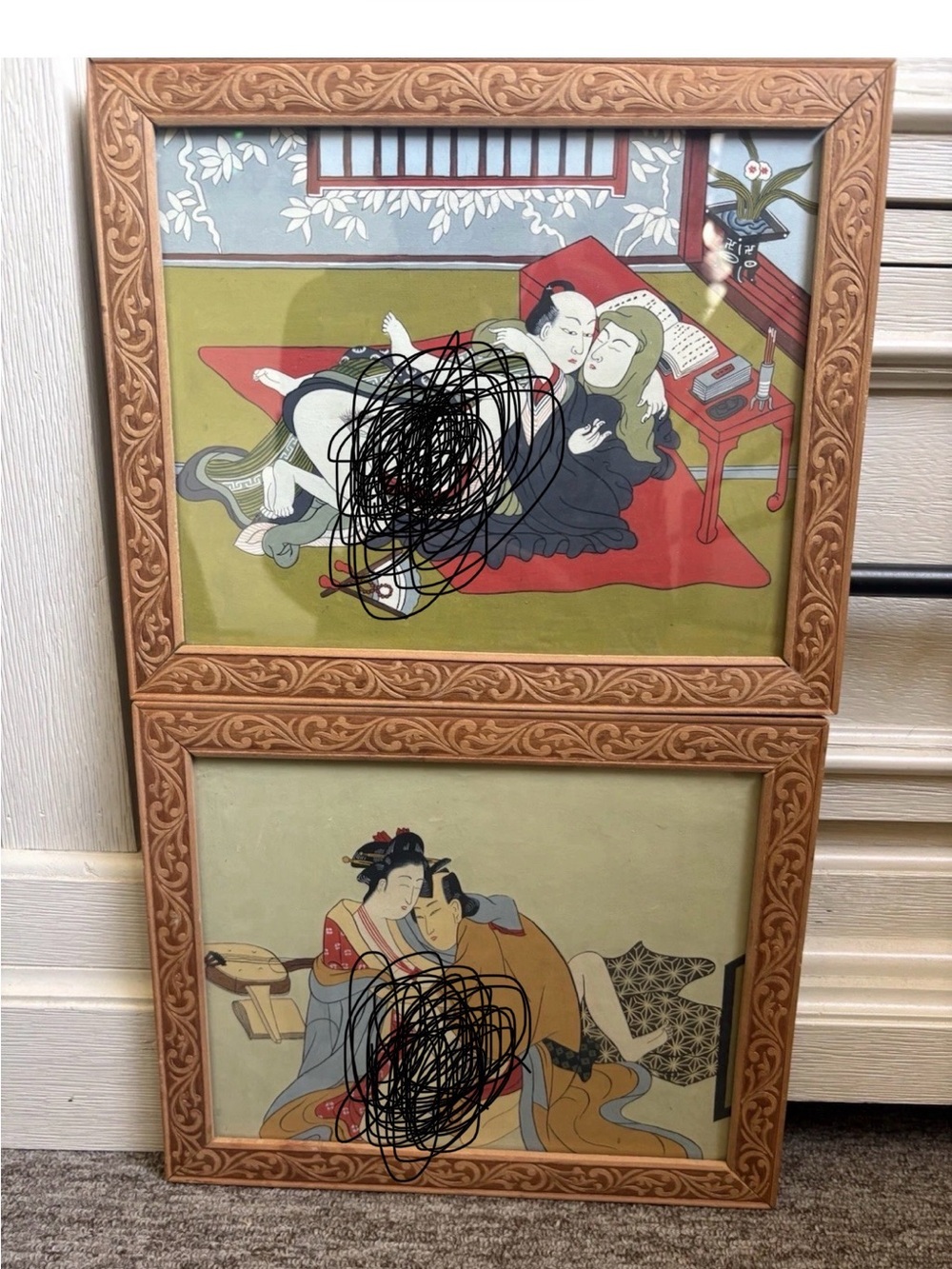 Vintage 1960 Japanese Erotic Couple lovers pictures
